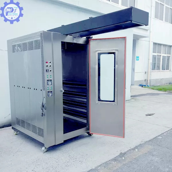 lò quay heo bằng gas